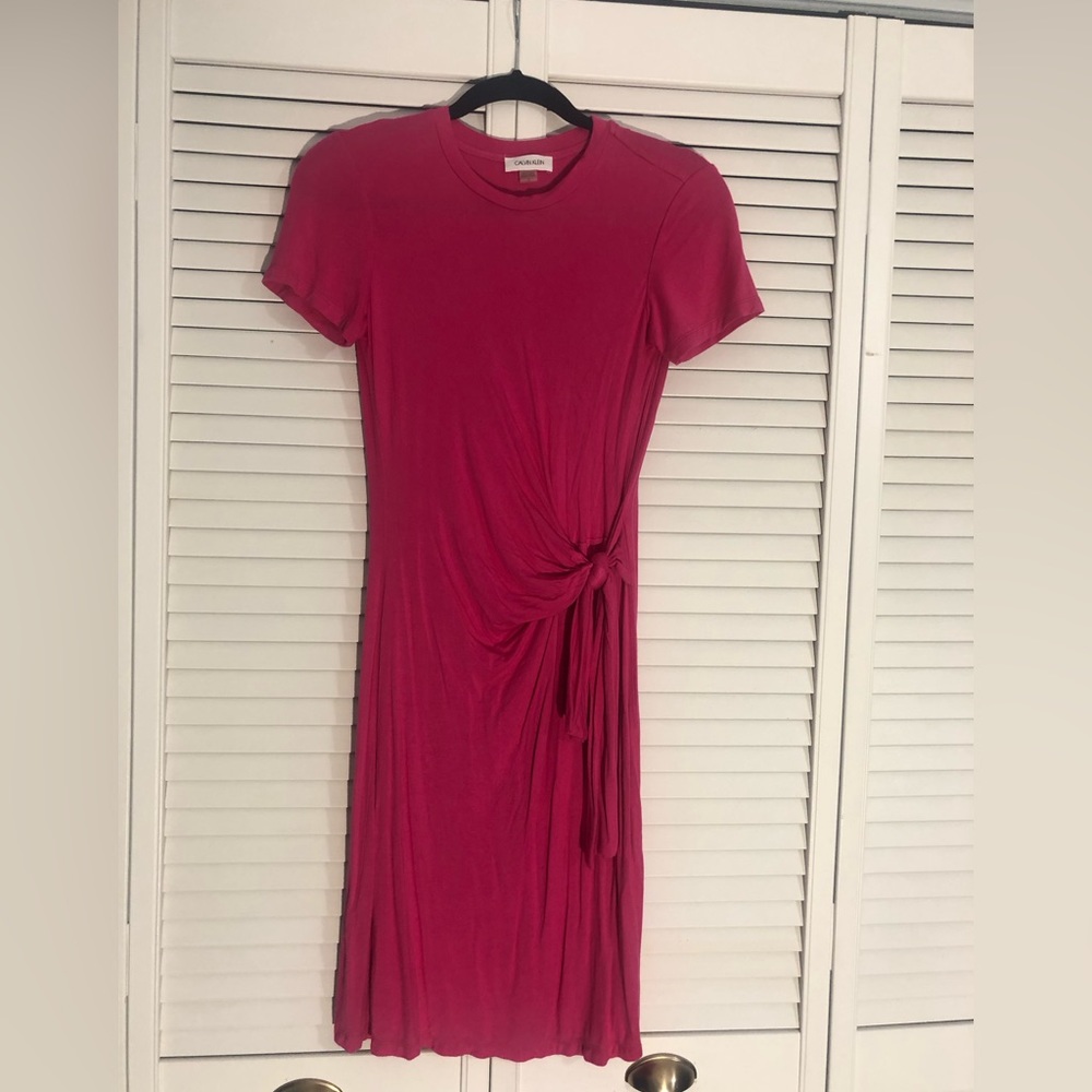 Barbiecore Pink Calvin Klein T Shirt Dress